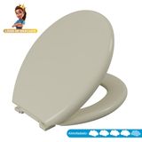 Assento Sanitário Oval Almofadado Astra Bege 8