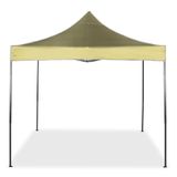 Tenda Gazebo Articulada Pelegrin Pel-300c Portátil Bege 3x3m