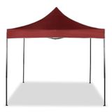 Tenda Gazebo Articulada Pelegrin Pel-300c Portátil Bordô 3x3m