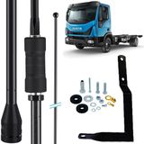 Antena Px Viuva Negra Mini Argentina 200w 1,08m Iveco Tector Stralis Parafusos Fixacao