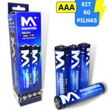 Pilhas Aaa Palito 1,5v Pequena Kit 1 Caixa Contém 60 Unidade