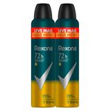 Kit 2 Desodorante Antitranspirante Aerosol Masculino Rexona V8 72h 250ml Leve Mais Pague Menos