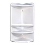 Porta A Shampoo E Sabonete - Cantoneira Plastica - Pratica Uso Diversos - Suporte De Canto De Parede Banheiro - Panami