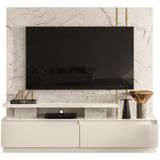 Estante Home Tv 75 Pol 2 Gav 183 Cm 6531 Calacata Off White Mdt