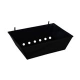 Lixeira de Rua Modelo Retangular 60cm de Parede