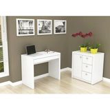 Conjunto para Home Office 02 Peças Branco - Tecno Mobili