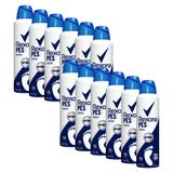 Kit Com 12 Desodorantes Para Pés Aerosol Rexona Original 48h 153ml