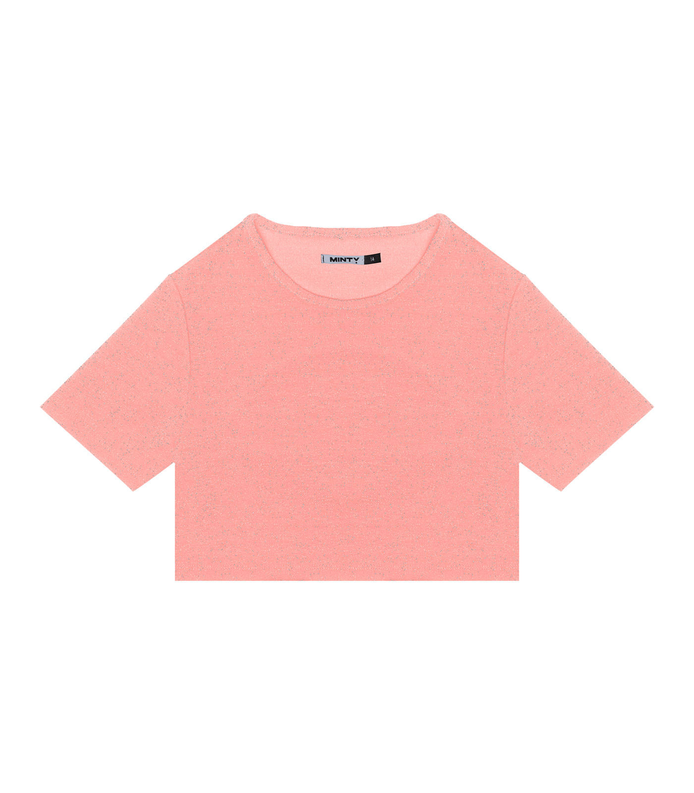 Blusa Juvenil Feminina Em Lurex Minty Rosa 16