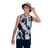 Regata Juvenil Masculina Tie Dye Minty Azul 14