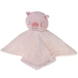 Naninha Baby Soft De Bichinhos Para Bebê 27x27cm Porquinho Rosa