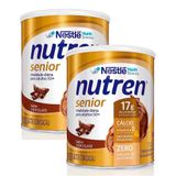 Kit 2 Nutren Senior Chocolate Suplemento Alimentar 370g