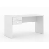 Mesa para Computador com 02 Gavetas Branco Tecno Mobili