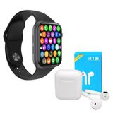 Kit 1 Smartwatch Iwo 8 Lite Plus Preto + Fone Bt I11 Pro Tws