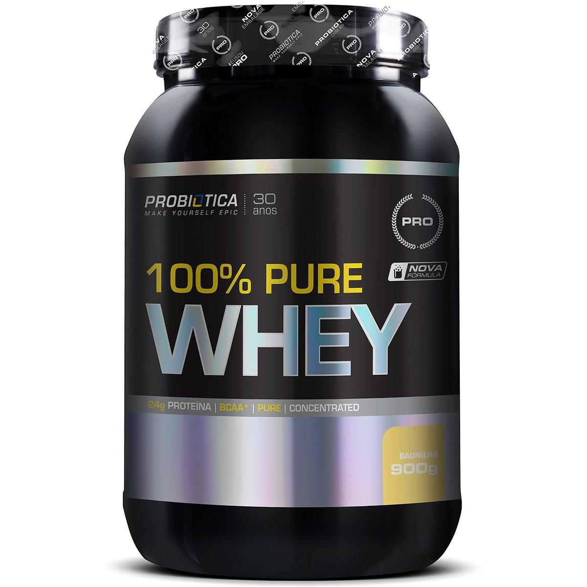 Probiótica Whey Protein 100% Pure 900g Chocolate