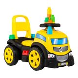 Andador Infantil 3 Em 1 Com Blocos De Montar - Cardoso Toys