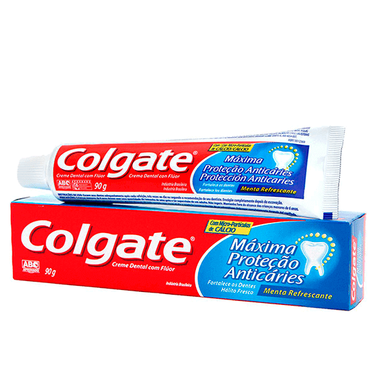 Creme Dental Colgate Máxima Proteção Anticáries 90g