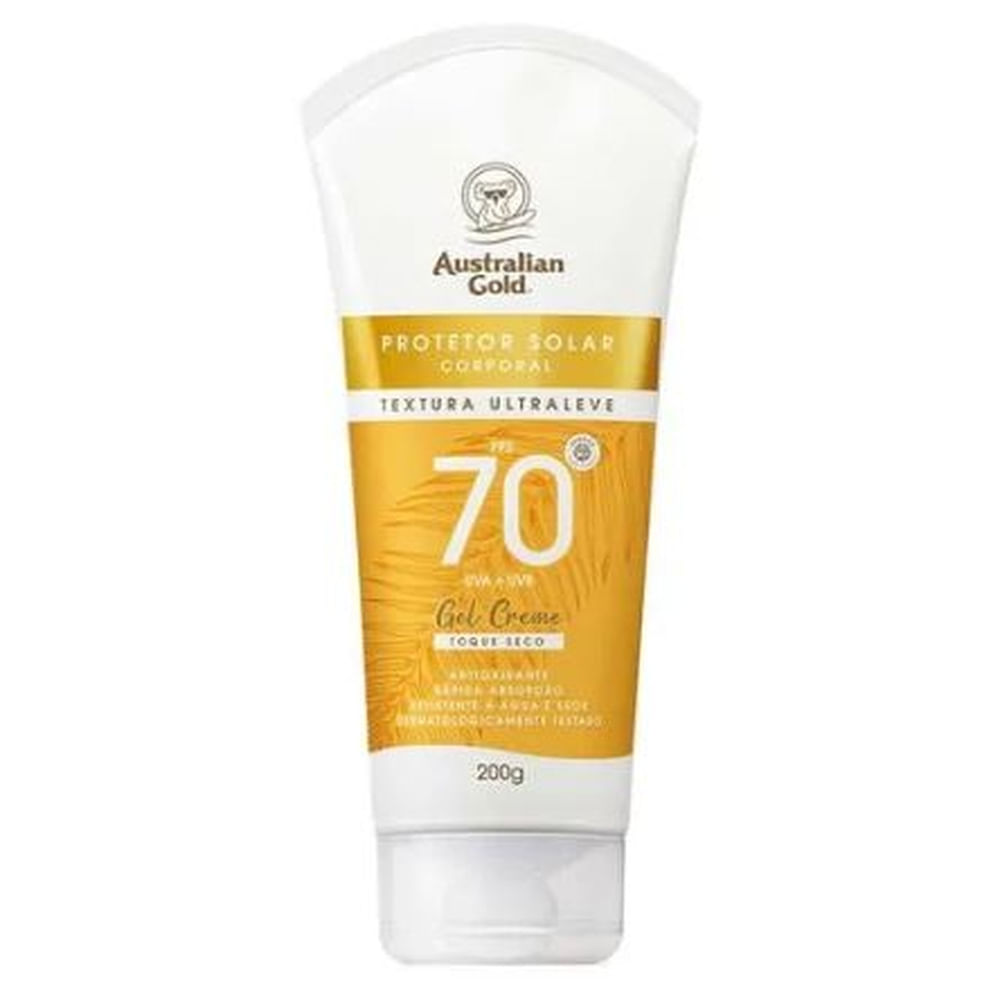 Protetor Solar Corporal Australian Gold Fps 70 Gel Creme 200g