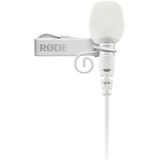 Microfone De Lapela Lavalier Rode Go Branco