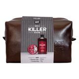 Kit Shampoo Qod Barber Shop Killer 220ml + Pomada Capilar Killer 70g + Necessaire