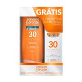 Kit Protetor Solar Cenoura E Bronze Corpo Fps 30 200ml Ganhe Protetor Facial Fps 30 50g