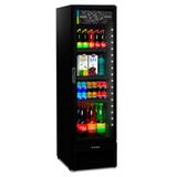 Expositor De Bebidas Slim Vertical All Black Vb28rh Metalfrio Refrigerador 343 Litros Preto 110v