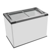 Freezer De Sorvete Horizontal Nf30l Metalfrio Expositor 292 Litros Branco 110v