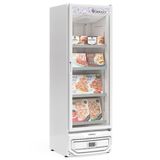 Freezer Expositor Vertical 1 Porta De Vidro Gcvc45 Gelopar Conservador 445 Litros Branco 220v