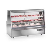 Balcão De Frios E Avícola  Grta200 Gelopar Expositor De Carnes Inox 2mt 220v