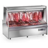 Balcão Frigorífico Premium Turino Com Depósito Gatp200ad Gelopar Expositor De Carnes Inox 220v