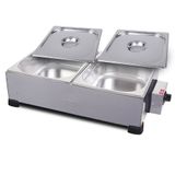 Derretedeira Industrial 2 Cubas 5kg Dr2 Marchesoni Banho-maria Multiuso Inox 220v