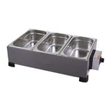 Derretedeira Industrial 3 Cubas 3,3kg Dr2 Marchesoni Banho-maria Multiuso Inox 220v