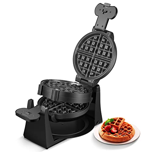 Waffle Maker Belga Waffle Maker Ferro 180 ° Flip Double W