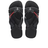 Chinelo Havaianas Ortopédicpower 2.0 Preto Palmilha Massageadora Anatômica 0090 - Masculino