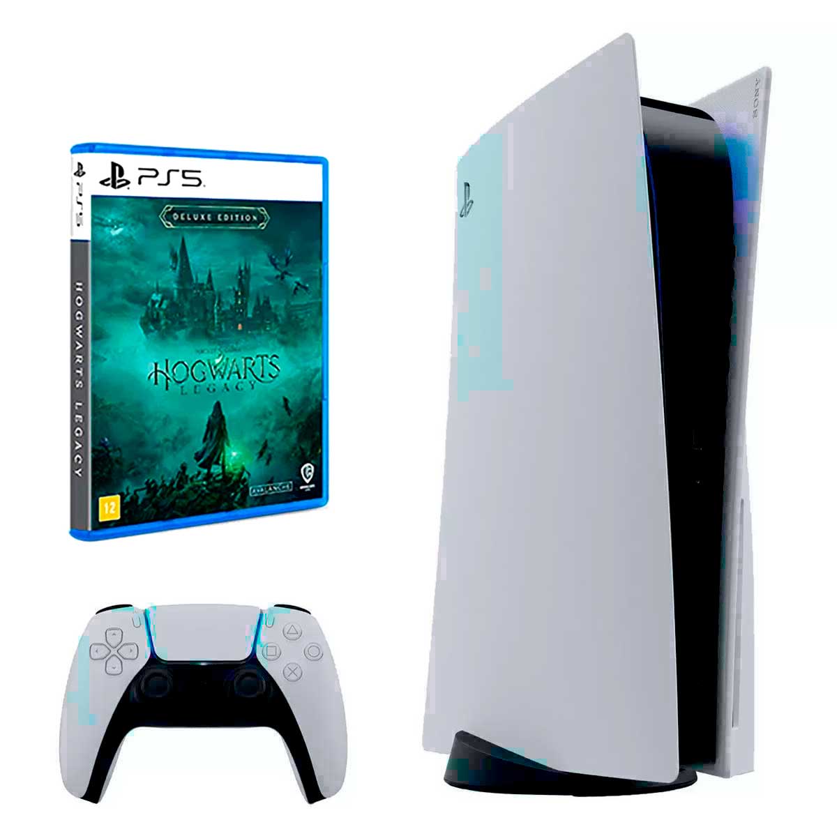 Console Playstation 5 Sony Standard 825GB SSD + Hogwarts Legacy Deluxe Edition BR PS5