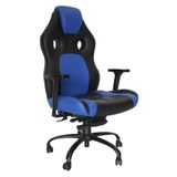 Cadeira Gamer Giratória com braço Linha Gamer Racing Azul