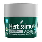 Desodorante Em Creme Herbíssimo Action Antiperspirante 48h Sem Álcool 55g
