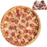 Cobertor De Flanela De Pizza Cobertores De Arremesso Macio Do Sofá Cobertor De Comida Engraçada Toalha De Praia Grande Perfeito Para Aca