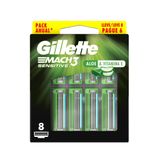 Carga Para Aparelho De Barbear Gillette Mach3 Sensitive Leve 8 Pague 6