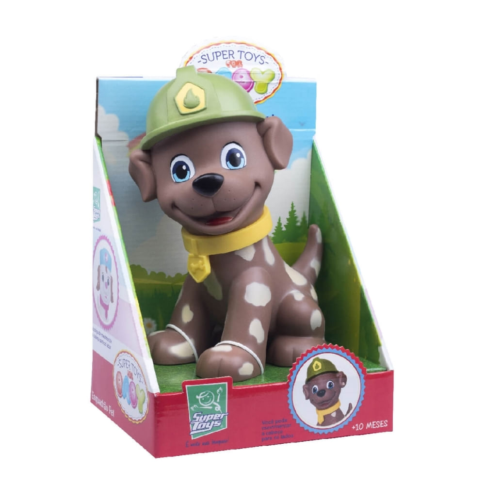 Boneco Esquadrao Pet 24cm Super Toys
