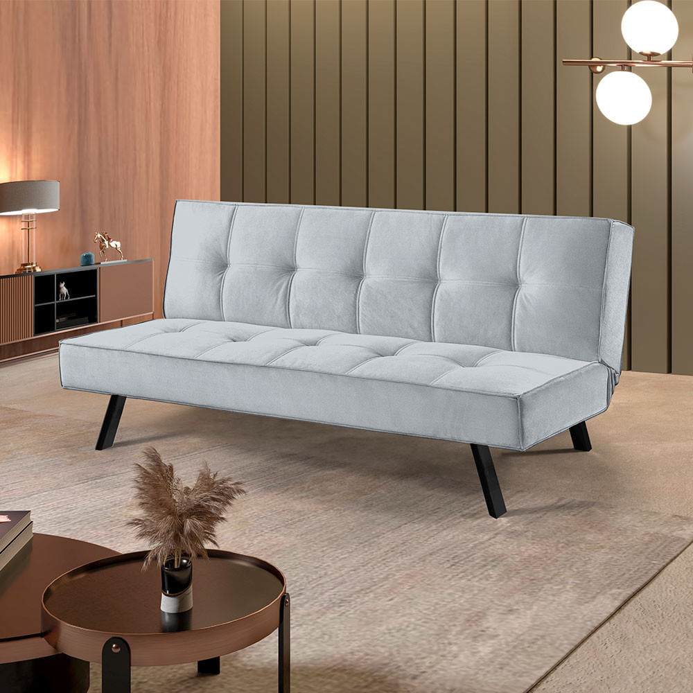 Sofa Cama Atlanta 2 Lugares 177cm Pe Talento Móveis