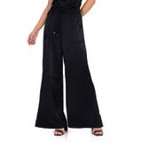Calça Feminina Pantalona Em Viscopoly Endless Preto M