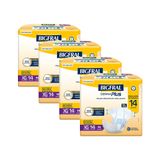 Kit 4 Fraldas Geriátricas Bigfral Derma Plus Xg Com 14un Cada