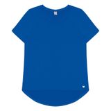 Blusa Feminina Malha Delicate Básica Rovitex Azul G