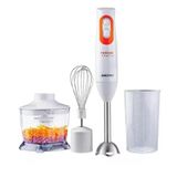 Mixer Mallory Trikxer Prático 3 em 1: Mixer, Processador e Batedor Branco - 127V