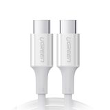 Cabo Carregamento Ugreen Usb 2.0 Tipo C 5a Macho 1m Branco