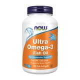 Ultra Omega-3 Now Foods 500/250 Fish Gelatin 180 Softgels