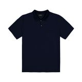 Polo Masculina Com Bolso Cotton Leve Diametro Azul P