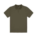 Polo Masculina Com Bolso Cotton Leve Diametro Verde P