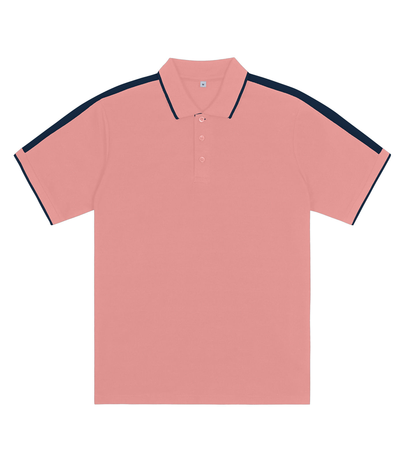 Camisa Polo Masculina Em Piquet Diametro Rosa M