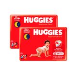 Kit 2 Fralda Huggies Supreme Care Tamanho G 66 Fraldas Descartáveis